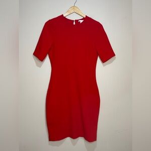 H&M Vibrant Red Midi Dress
